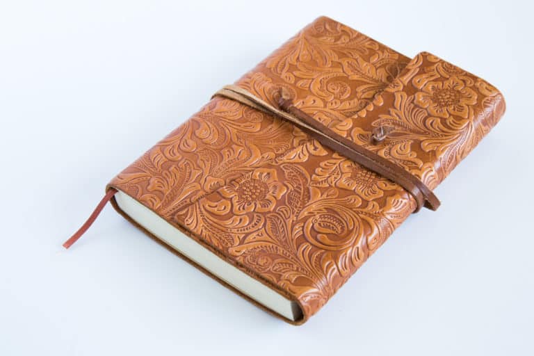 leather bound journal