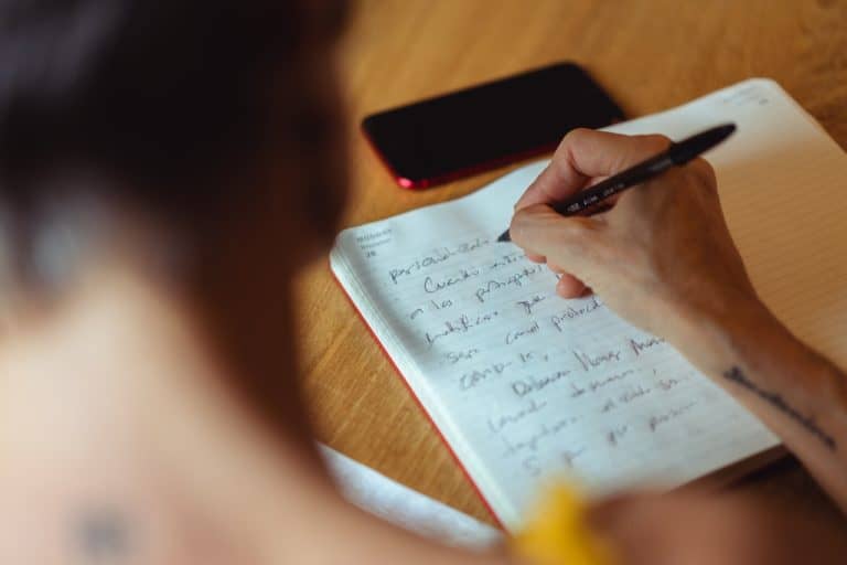 writing-in-a-diary