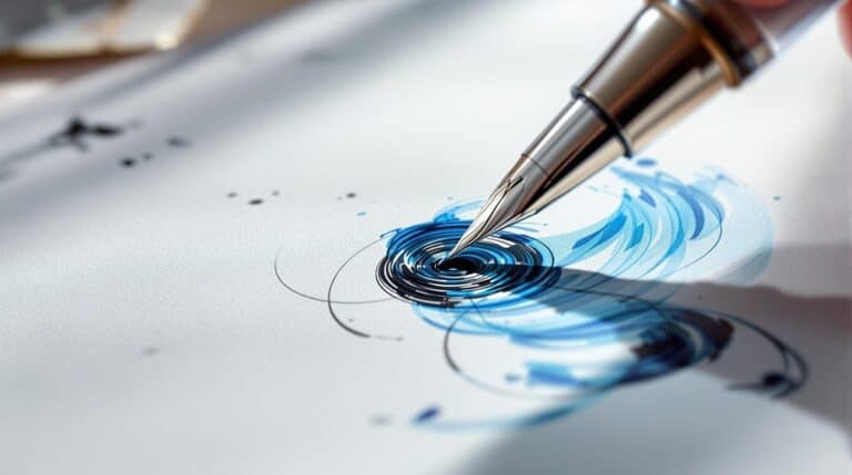 clear the pen tip